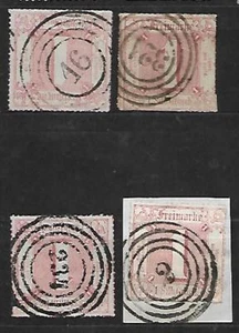 GERMANY THURN TAXIS LOT Sc 30x4  USED FVF - Picture 1 of 1