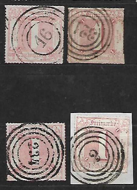 GERMANY THURN TAXIS LOT Sc 30x4  USED FVF - Image 1 of 1