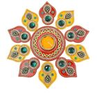 Reusable Acrylic Rangoli for Festical Home Decorations 10 to 11 inch Diameter (Y