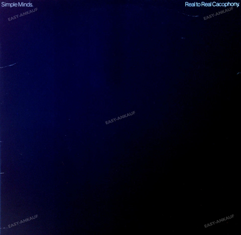 Simple Minds - Real To Real Cacophony. LP (VG/VG) . - Image 1 of 1