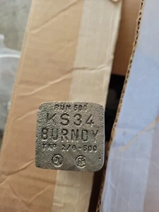 Burndy KS34, Mechanical Split Bolt Connector, Servit 2/0 Str - 500, 1 PC - Picture 1 of 2