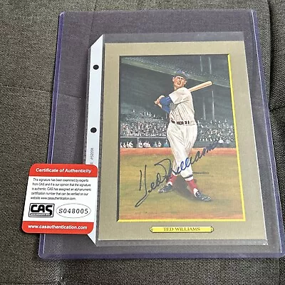 TED WILLIAMS Signed / Autographed Perez Steele Great Moments CAS AUTHENTICATED - Image 1 of 4