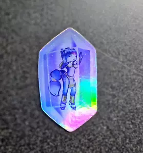 Krystal Starfox Adventures Holographic Sticker Set Of 3 Retro Vinyl Decal - Picture 1 of 3