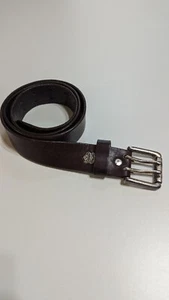 Vintage Lucky Brand braun Echtleder Gürtel Größe 36" Arbeiter Doppelloch - Bild 1 von 5