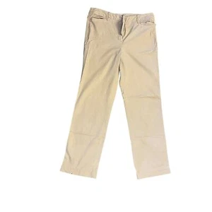 Talbots Damen 8 Stretch Khaki Chino Gerades Bein Hose - Bild 1 von 3