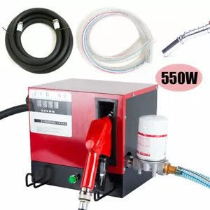 230V Self Priming Diesel Pump Heating?l Pump 60L/min with Car Gun & Filter - Picture 1 of 21