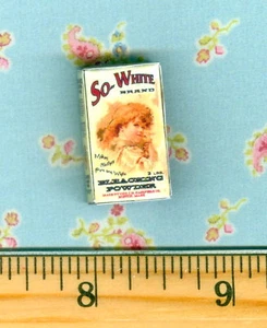 Puppenhaus Miniaturgröße viktorianische Wasch-BLEICHBOX - Bild 1 von 3