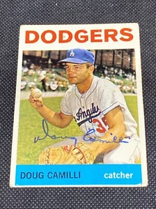 Doug Camilli Dodgers Signed Auto Autographed 1964 Topps Card #249 ~ COA - Picture 1 of 6