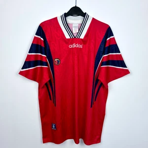 Original Norwegen 1996/1997/1998 Euro 96 Home Fußball Trikot Adidas - Bild 1 von 7