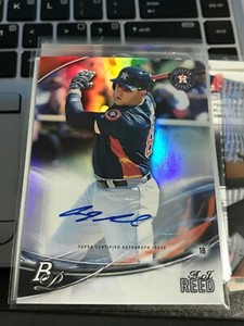  2016 Bowman Platinum Top Prospects Autographs #TPAAR A.J. Reed astros! kc24