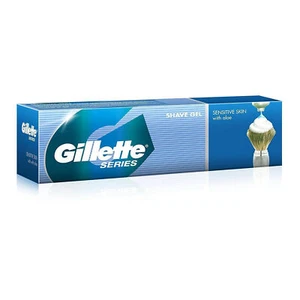 Gillette Shave Gel for Sensitive Skin with aloe Vera- 60gm + FREE SHIPPING UK - Picture 1 of 2