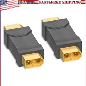 XT60 Male to Male Connector Adapter XT60 Wireless Converter 2PCS for RC FPV - Picture 1 of 5