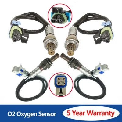4pcs Oxygen OSensor Upstream&Downstream For 2003-2006 GMC Yukon Denali V8-6.0L - Image 1 of 4