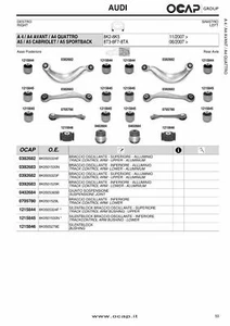 KIT BRACCI SOSPENSIONE ANT FOR AUDI A4 A5 8K2 8K5 8T3 8F7 8TA DAL 06/2007 - Imagen 1 de 1