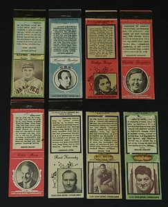 1930's - MATCHBOOK COVERS (8) - MOVIE - RADIO - FOOTBALL - BASEBALL - ORIGINAL - Picture 1 of 9