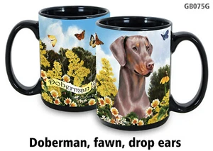 Garden Party Mug - Uncropped Fawn Doberman Pinscher - Picture 1 of 1