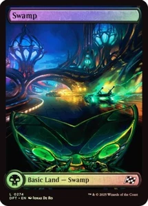 Swamp (0274) 274 Foil NM MTG Aetherdrift Magic - Picture 1 of 1