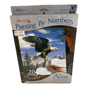 Reeves Eagle Screaming Joseph Hautman Paint By Number artist's collection 9”x12” - Picture 1 of 12