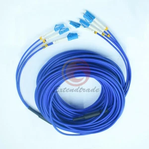LC-LC 4 fili cavo in fibra corazzata da interno monomodale 9/125 cavo patch fibra 150M - Foto 1 di 5
