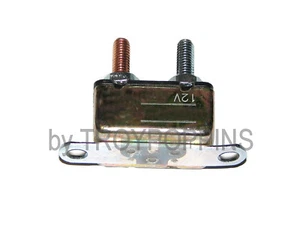 CAMIÓN DE CÉSPED CUSHMAN PIEZA 12V INTERRUPTOR TÉRMICO DOS POSTES 20 AMPERIOS #806807 - Imagen 1 de 2