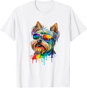 Yorkshire Terrier Dog Lover Yorkie Mom T-Shirt Hoodie - Picture 1 of 10