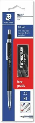 STAEDTLER 780 C BKP6 Mars Technico Mechanical Pencil with HB Lead and Eraser - Image 1 of 4