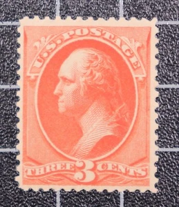 Scott 214 - 3 Cents Washington Banknote - MNH - Nice Stamp - SCV - $190.00 - Picture 1 of 2
