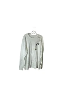 Nike SPORTSWEAR LONG-SLEEVE T-SHIRT "White" Men's size 2XL - DR7811 100 - Picture 1 of 4