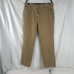 Cremieux Classics Mens Tan Relaxed Straight Leg Cotton Pants 36x32 - Picture 1 of 6