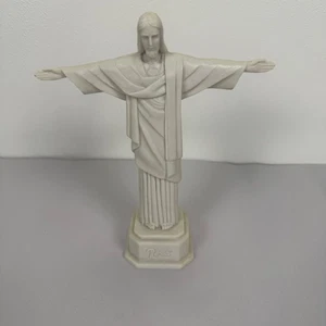 Statua Cristo Redentore Gesù Rio de Janeiro Brasile con base leggera 12 pollici - Foto 1 di 11
