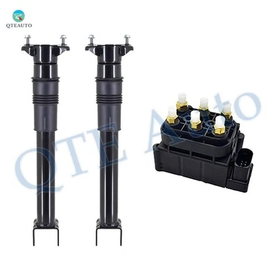 Válvula de ar 3 peças bloco-choque de ar traseiro para 2007-2009 Mercedes-Benz R320 com Airmatic - Imagem 1 de 4