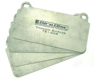 Girodisc: Rear Shields Titanium : Mitsubishi EVO 6/7/8/9 & 10 - Picture 1 of 1