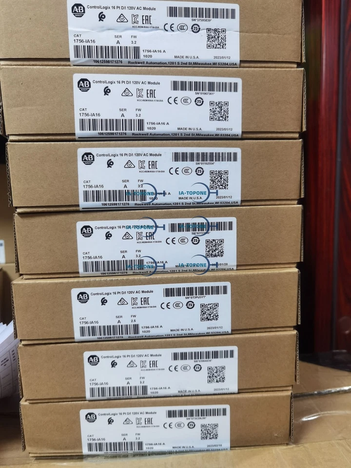 Allen-Bradley 1756-IA16 ControlLogix 16Pt AC Input Module New Factory Sealed US