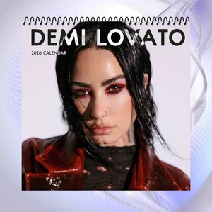 Calendario Demi Lovato 2026, audaz rock elegante decoración de pared regalo - Imagen 1 de 6