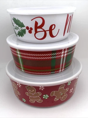 JUEGO DE 3 CONTENEDORES ANIDADOS Plaza de San Nicolás Tradiciones Navideñas - Vacaciones Foto 1 de 4