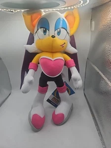 Spnic The Hedgehog Rouge the Bat 12" Plush Sega - Picture 1 of 10