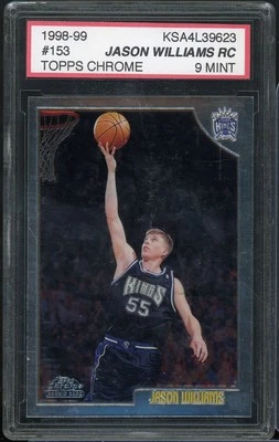 1998-99 Topps Chrome #153 Jason Williams RC KSA 9 - Image 1 of 2