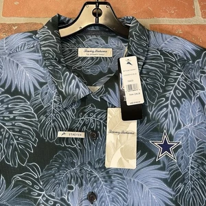 Tommy Bahama Dallas Cowboys Mens 2XLB Button Floral Hawaiian Camp Shirt NWT $168 - Picture 1 of 18