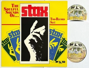 SOULFUL SOUNDS OF STAX Double 2x Vinyl LP, Malaco MAL-2011, NM/VG++ - Foto 1 di 4