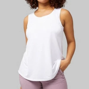 32 Cool Bra Tank Top XS White Microfiber Relaxed Casual Athleisure Outdoors NEW - Picture 1 of 15