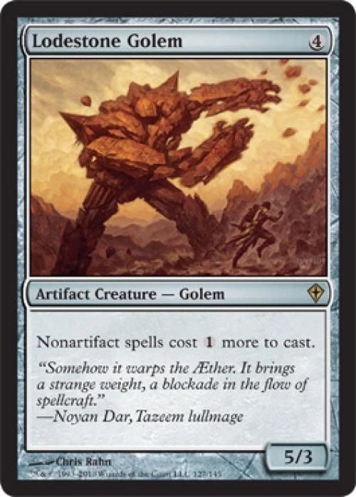 Lodestone Golem - Medium Play MTG Worldwake - Image 1 of 1