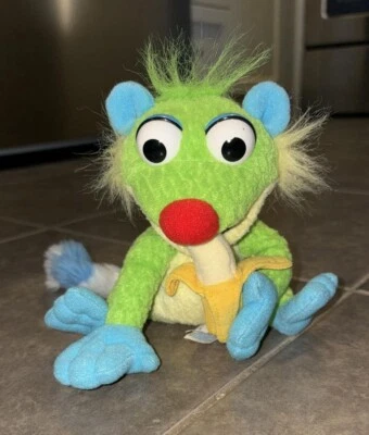 De colección Fisher Price Oso en la Gran Casa Azul Peluche Árbol Lémur con plátano Foto 1 de 3