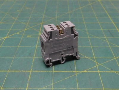 Entrelec MA2.5/5 DIN Rail Mount 3 Bridged Terminal Blocks, 600 Volt, 25 Amp - Image 1 of 4