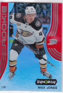 19/20 SYNERGY..MAX JONES..RED..ROOKIE..CARD # 41..DUCKS..COMBINED SHIP - Picture 1 of 1