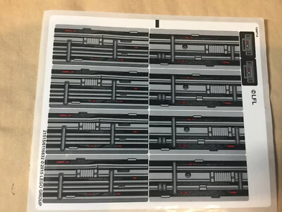 Genuine LEGO Sticker Sheet 75093 Death Star Duel 21515 Star Wars 75093stk01a - Image 1 of 3