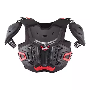 LEATT Chest Protector 4.5 Pro Black / Red JNR - Small/Medium 134-146CM - Picture 1 of 2