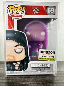 Funko Pop Undertaker WWE #69 Amazon Exclusive Glow In the Dark Vinyl Figure - Imagen 1 de 1