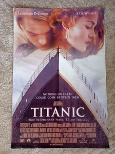 James Cameron, Leonardo Dicaprio, Kate Winslet, Titanic Filmplakat 69x101 cm  - Bild 1 von 1