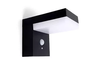 Integral ILSWLB006 True Solar Outdoor Wall Light, 3000K, black, PIR, IP44, 6w - Picture 1 of 11
