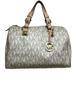 MICHAEL MICHAEL KORS Umhängetasche Elfenbein/Beige Signature Coated Canvas Grayson - Bild 1 von 21